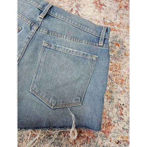 Frame Le Cutoff Denim Shorts 26 - Picture 6 of 9